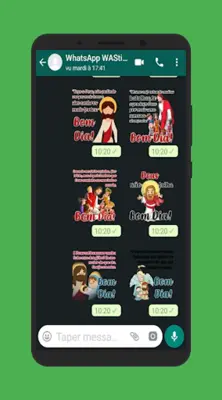 Figurinhas de Bom Dia android App screenshot 1